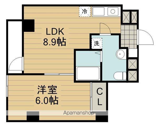 GRACE HILL AKEBONO(1LDK/6階)の間取り写真