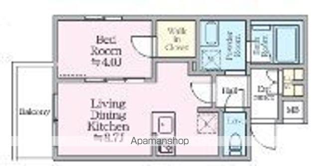 アイル グランデ赤羽(1LDK/3階)の間取り写真