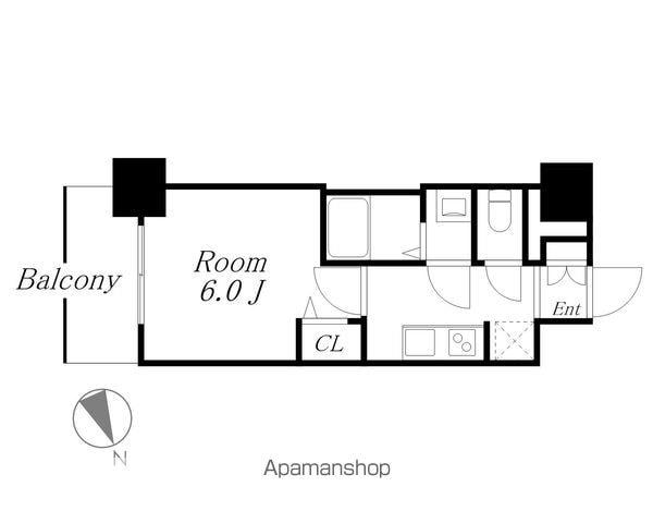アドバンス名古屋シュテルン(1K/3階)の間取り写真