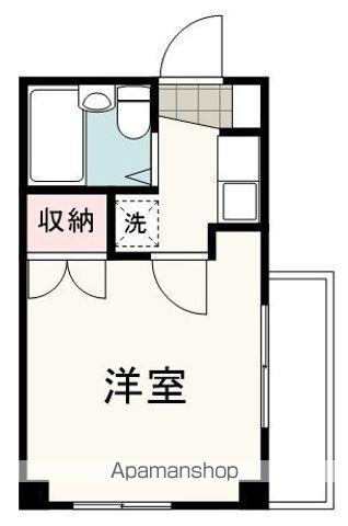 ソレール春日(1K/3階)の間取り写真