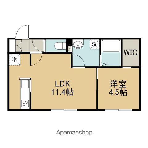 豊里1丁目MS(1LDK/4階)の間取り写真