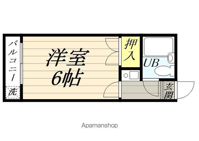 コトブキハウス(ワンルーム/2階)の間取り写真