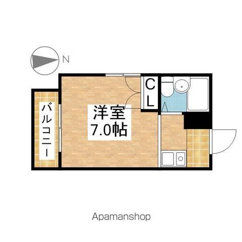 プリミエール鶴舞(ワンルーム/4階)の間取り写真