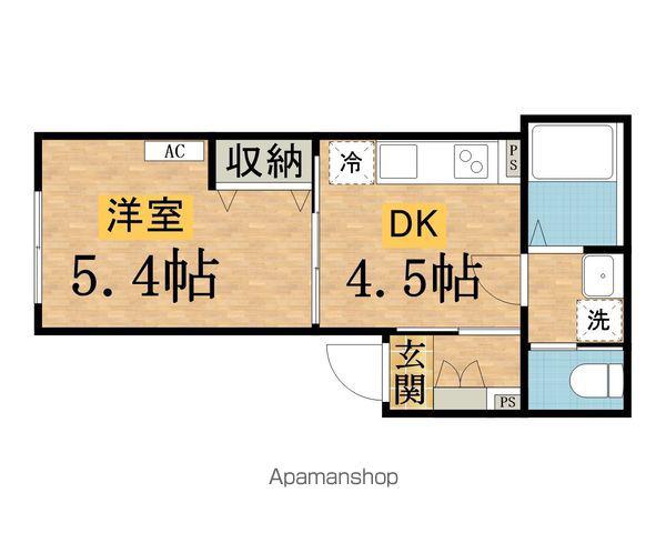 KEIAI RESIDENCE 八王子Ⅱ(1DK/2階)の間取り写真