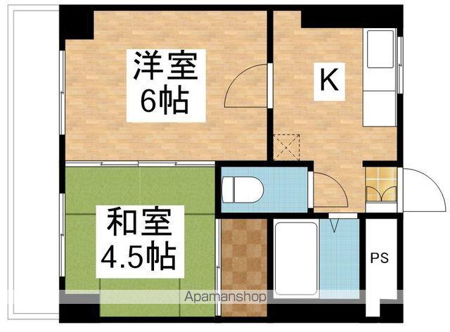 アベニュー藤見町(2K/1階)の間取り写真