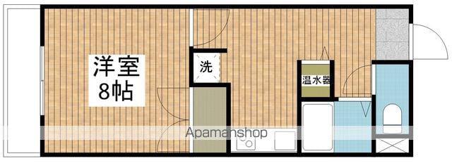 エクセランス文京町(1K/2階)の間取り写真