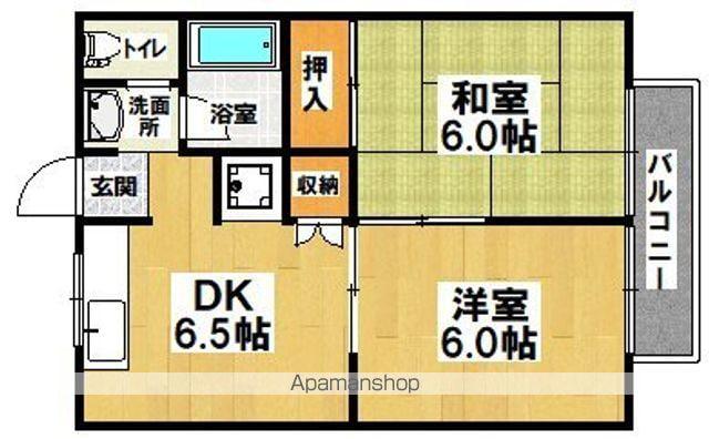 NM DIX-NEUF エヌエムディズヌフ(2DK/2階)の間取り写真