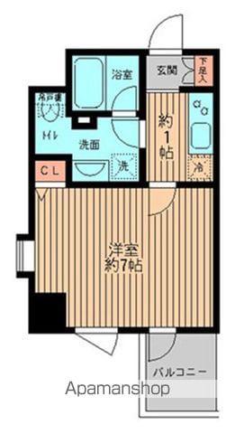 レガーロ御茶ノ水Ⅱ(1K/6階)の間取り写真
