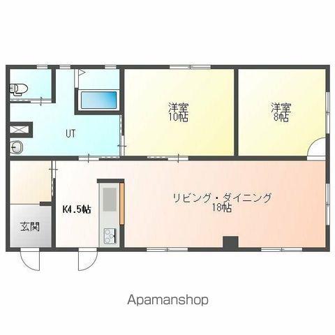 BJ CLUB(2LDK/3階)の間取り写真