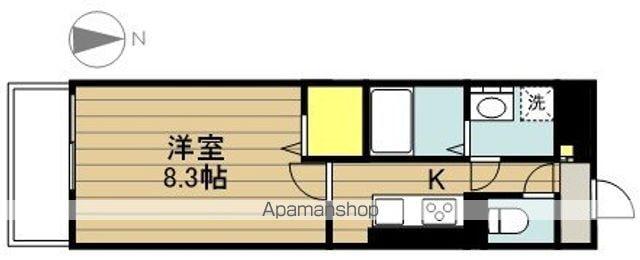 ABBEY STUDIO(1K/2階)の間取り写真