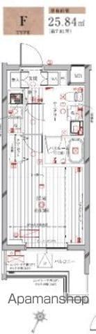 レガリス中野鷺宮(1K/1階)の間取り写真