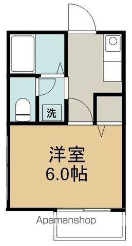 Dハイツ(1K/1階)の間取り写真