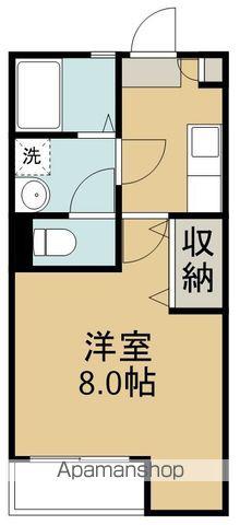 クレフラスト宮城野原駅前(1K/2階)の間取り写真