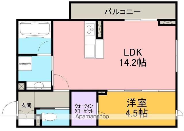 上里トリシア マヒナ(1SLDK/2階)の間取り写真