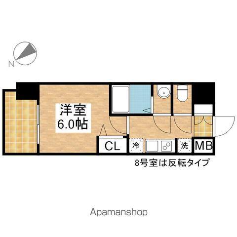 MAXIV新栄(1K/3階)の間取り写真
