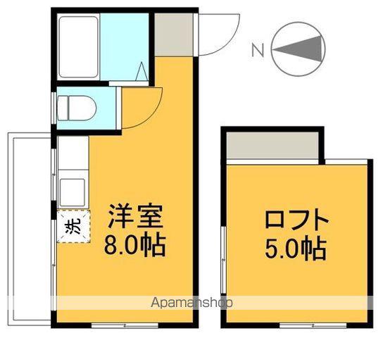 バレーベア葛島(1K/3階)の間取り写真