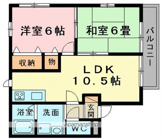 サニーコート(2LDK/1階)の間取り写真