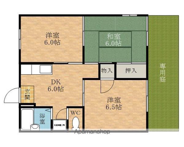 ファミールTSUJI(3DK/1階)の間取り写真