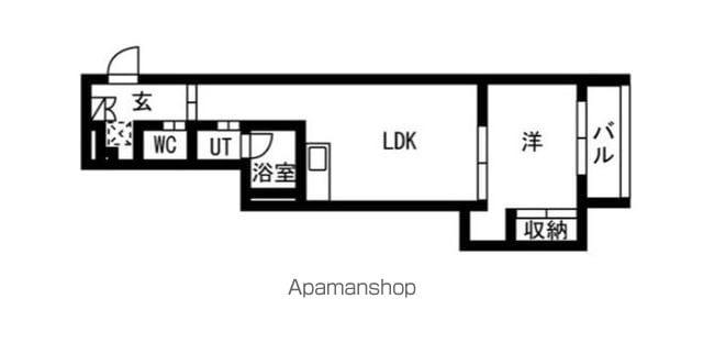 AZ SMART 目白御留山(1LDK/2階)の間取り写真