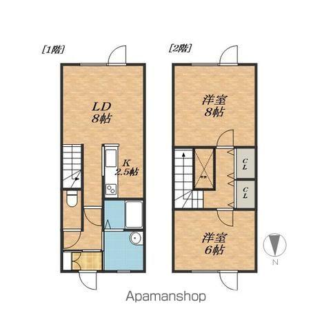 YMSⅠ(2LDK)の間取り写真