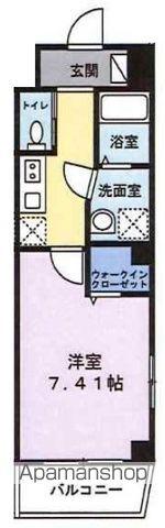 YASUIビル第17(1K/4階)の間取り写真