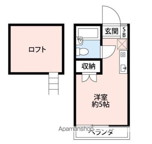 テグレ210(ワンルーム/2階)の間取り写真