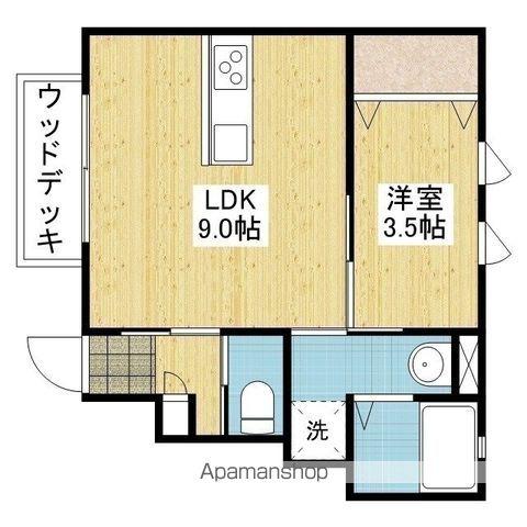 アルト正円寺(1LDK/1階)の間取り写真