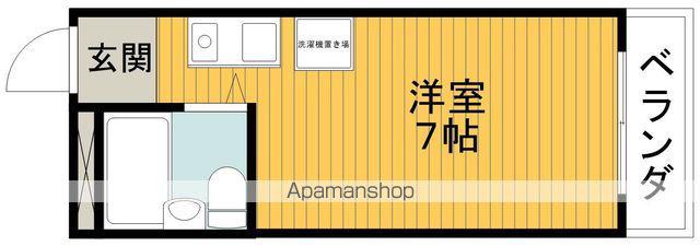 ハイツ蛍池A棟(ワンルーム/3階)の間取り写真