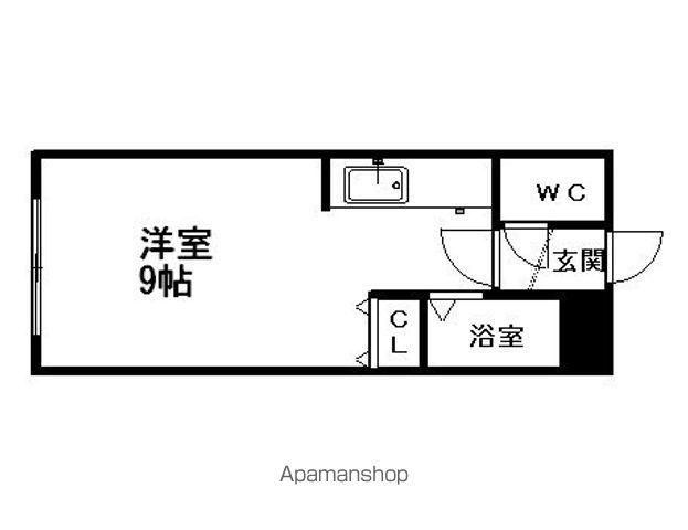 トシパレス文京台Ⅰ(ワンルーム/1階)の間取り写真