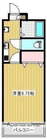 スカイハイツ(1K/2階)の間取り写真