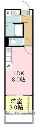 AMELO台原(1LDK/2階)の間取り写真