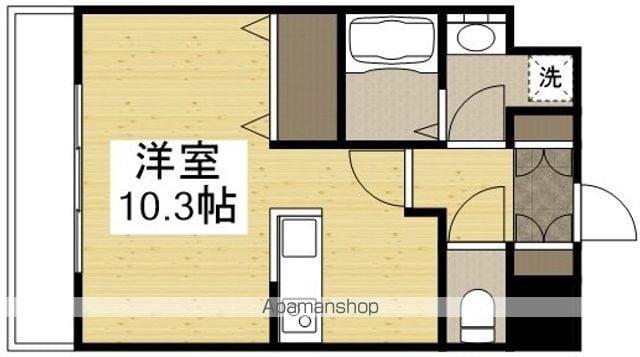 サンパレス幸町(ワンルーム/3階)の間取り写真