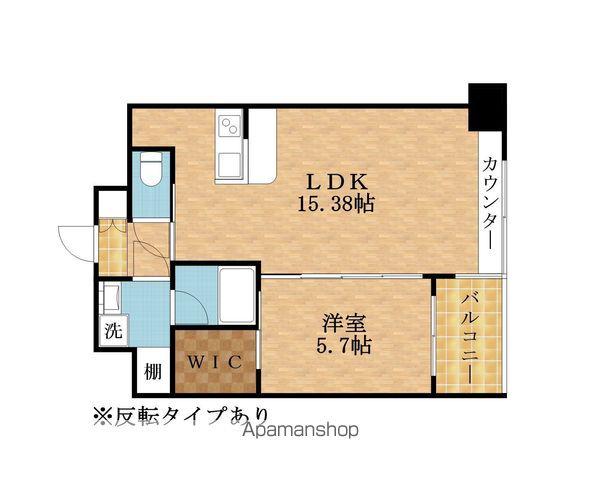 プレジオ長田(1LDK/8階)の間取り写真