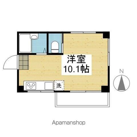 ラフィーネ石手(ワンルーム/3階)の間取り写真