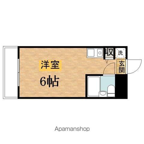 フレスコ永山(ワンルーム/1階)の間取り写真