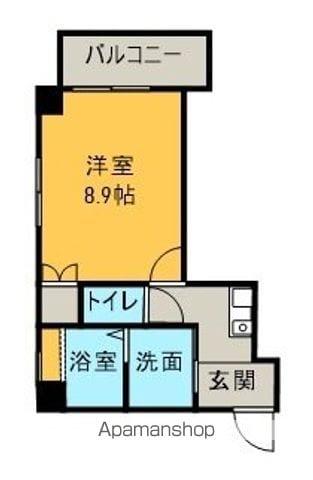 川口ビルS・S(1K/4階)の間取り写真