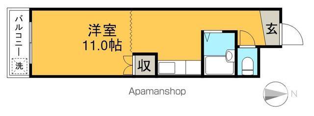 シティハイツ(ワンルーム/5階)の間取り写真