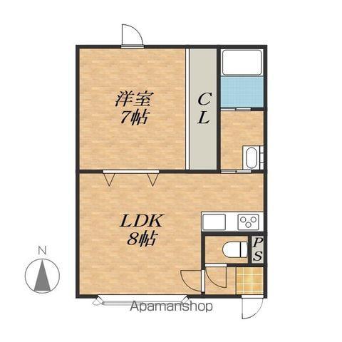 RITELAⅢ(1LDK/1階)の間取り写真