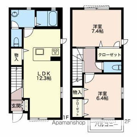 ラソネット(2LDK)の間取り写真