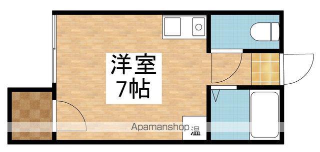 メゾンメール(ワンルーム/1階)の間取り写真