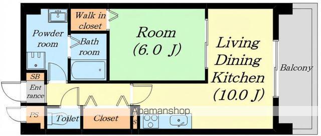 エムハイツ(1LDK/2階)の間取り写真