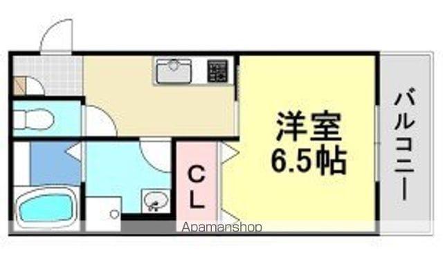 LECOCON半田Ⅵ(1K/3階)の間取り写真