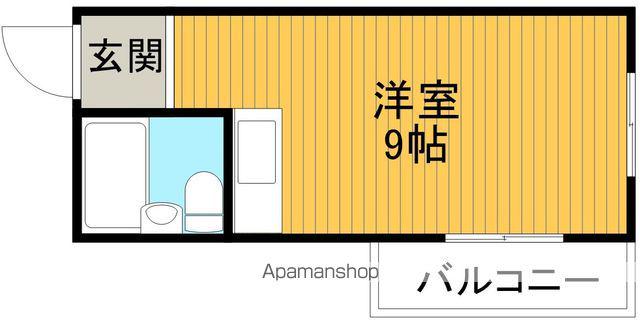 柴原ベーシックハイツ(ワンルーム/4階)の間取り写真