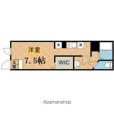 フィフスフロンティア(ワンルーム/1階)の間取り写真