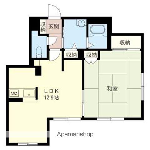 エトワールイースト壱番館(1LDK/1階)の間取り写真