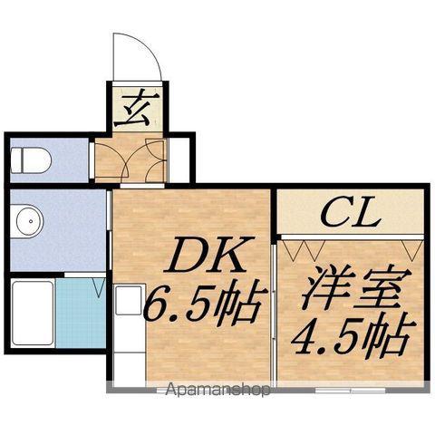 RISINGBLDG(2LDK/4階)の間取り写真