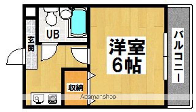 堺グランセ(1K/3階)の間取り写真