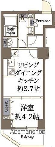 リリーフォート板橋大山(1LDK/3階)の間取り写真