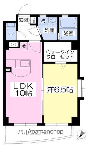 ヴィオレータ(1LDK/5階)の間取り写真