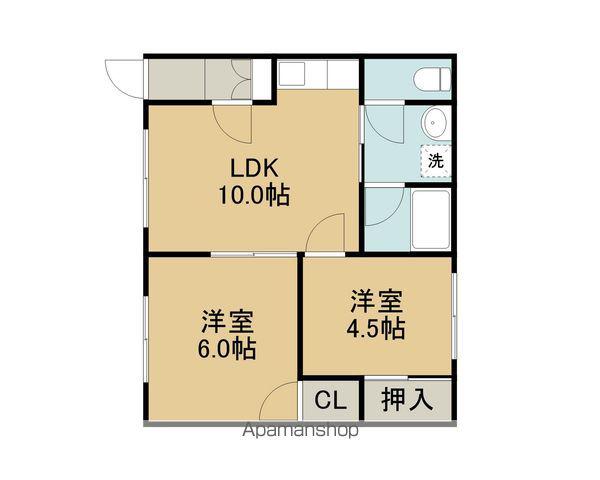 ライフマナー(2LDK/2階)の間取り写真